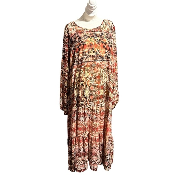 Knox Rose Dresses & Skirts - Knox Rose Multicolor Long Sleeve Dress